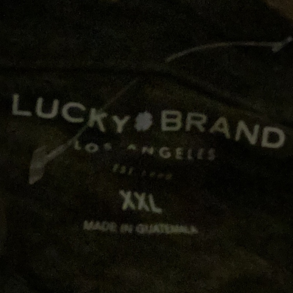 🖤NWOT Just Too FUN Lucky 🍀 Brand Size XXLARGE Camo Style Top Closet Must Have 🖤 - Picture 5 of 7